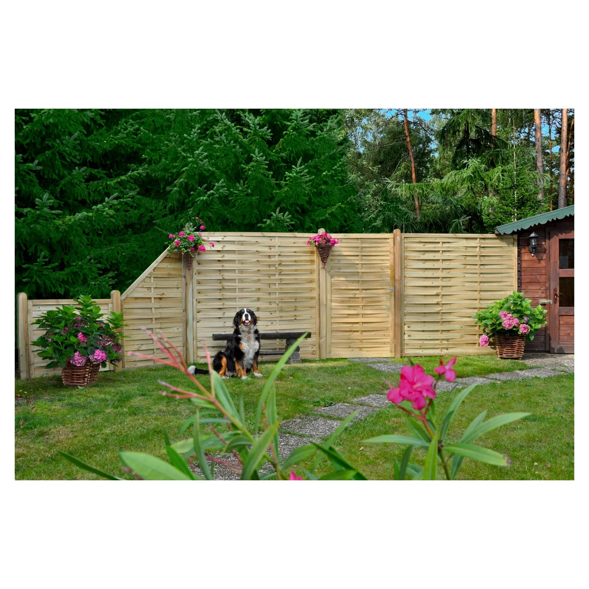 Lamellenzaun 100 x 180 cm