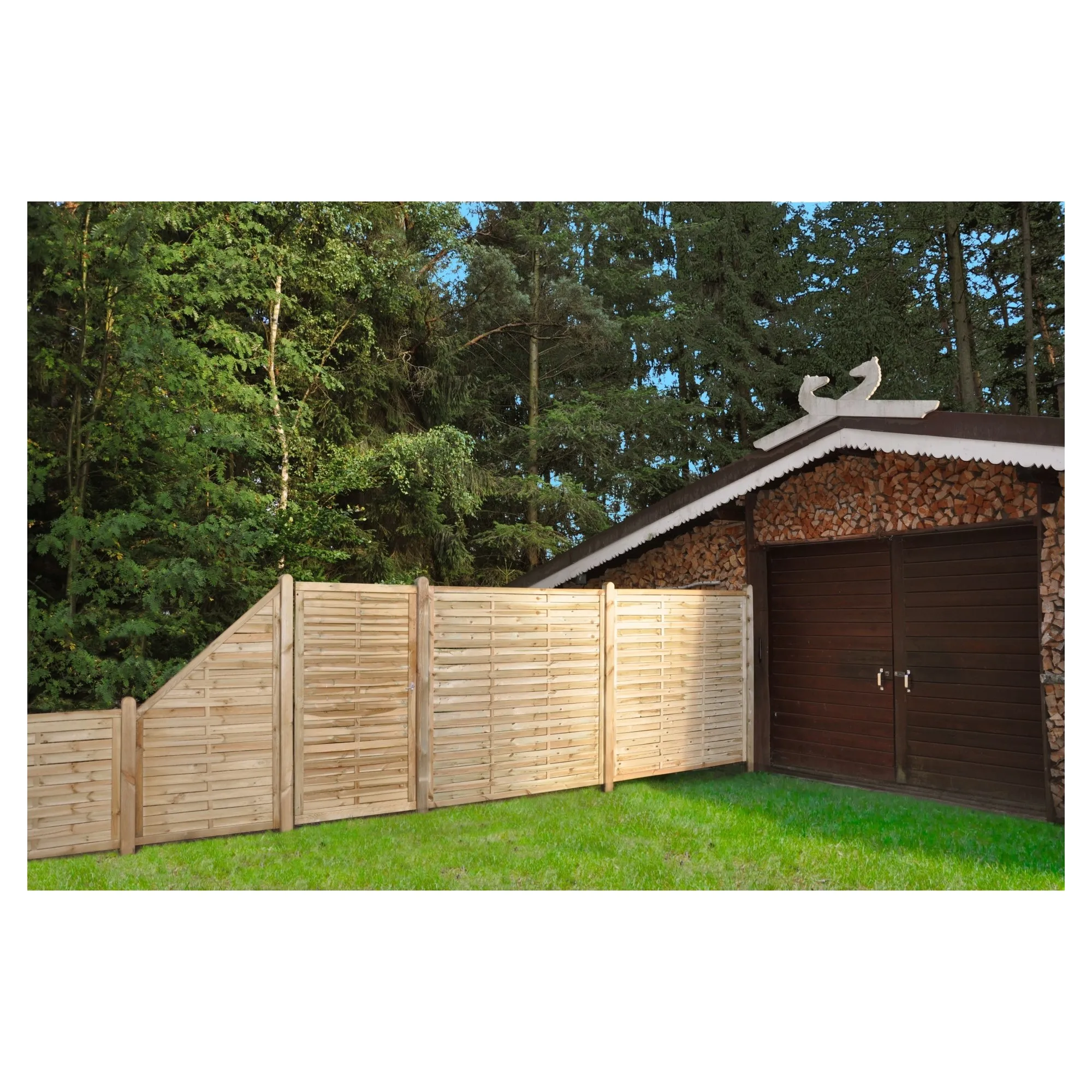 Lamellenzaun 100 x 180 cm