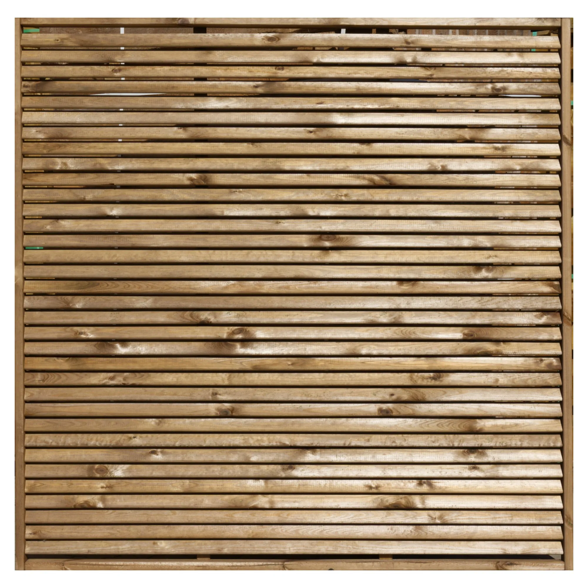Jalousie-Zaun, braun 180 x 180 cm