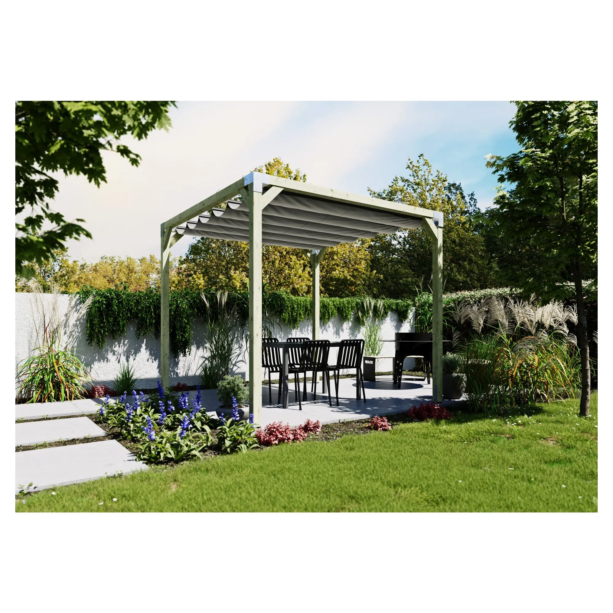 QUATTRO-Pergola 2 240x270x240cm