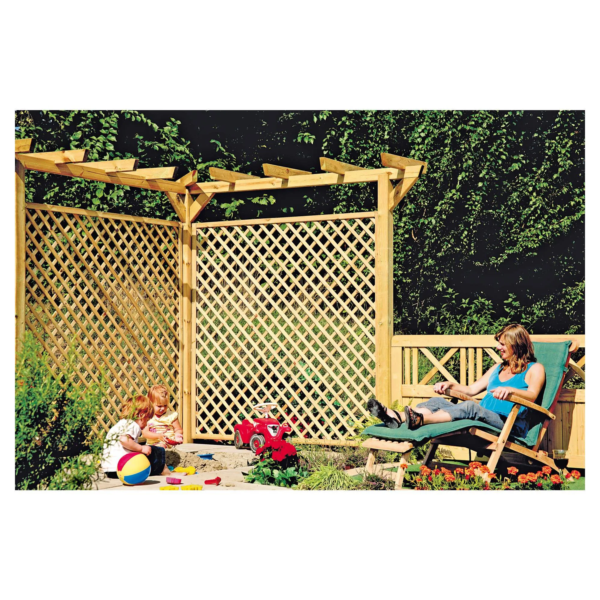 Pfosten f&uuml;r Pergola, GESCHLITZT