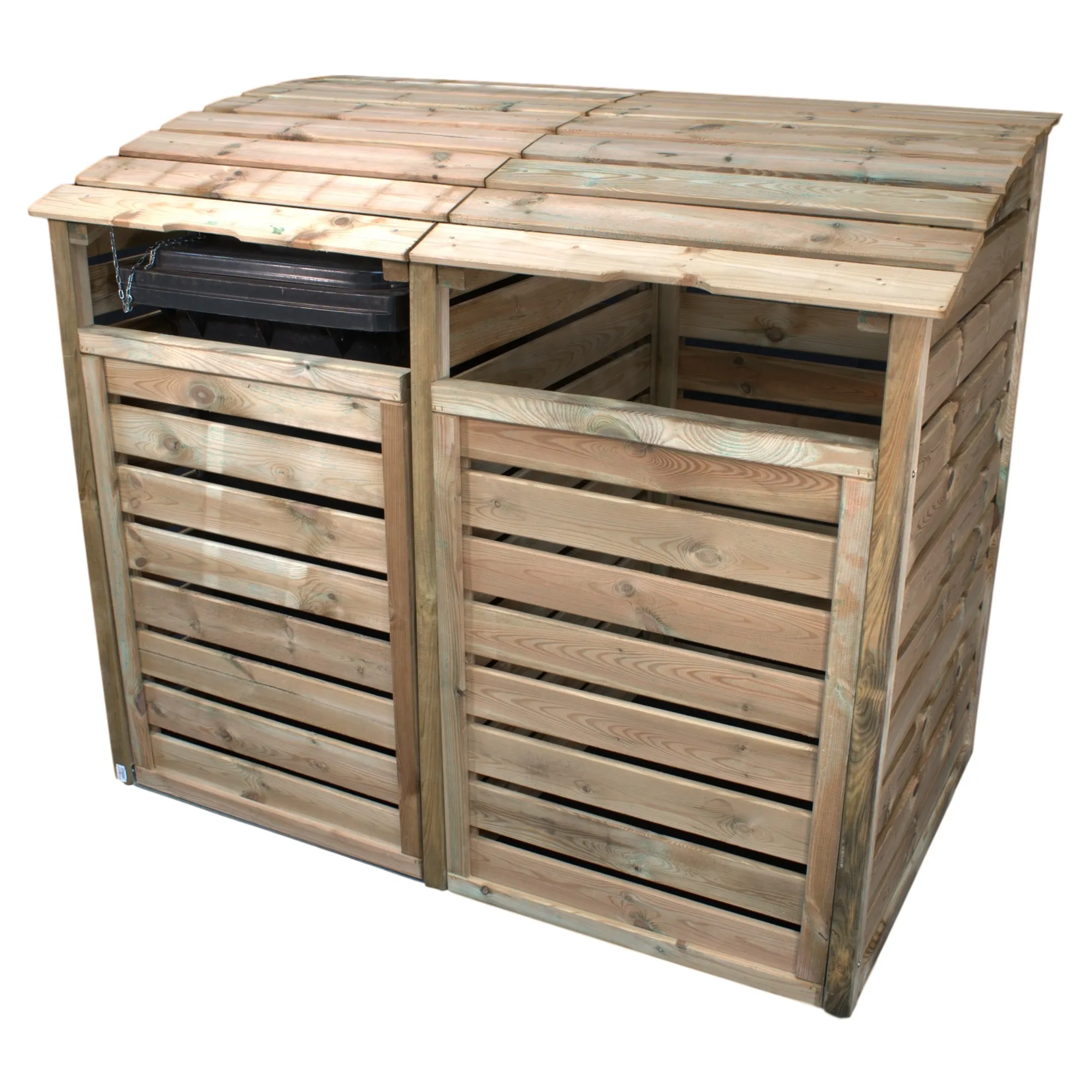 HENRI M&uuml;lltonnenabtrennung 2-fach