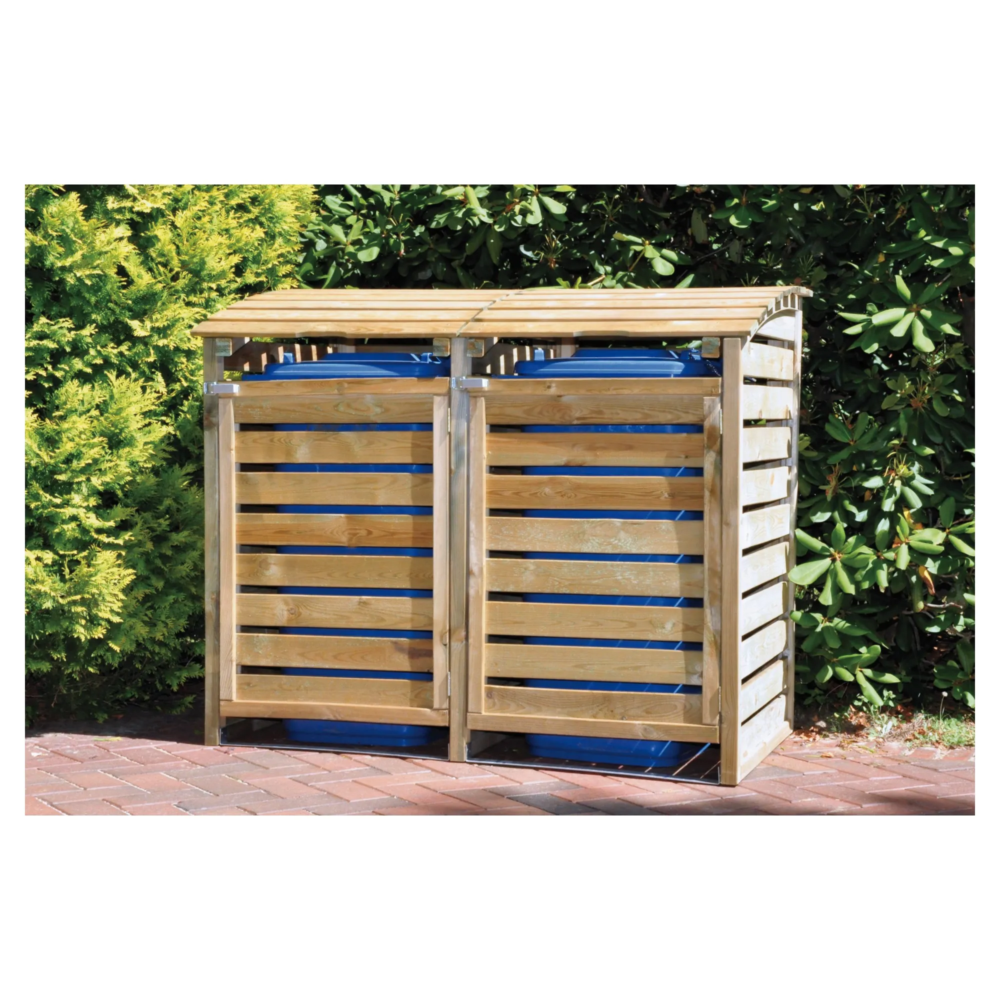 HENRI M&uuml;lltonnenabtrennung 2-fach