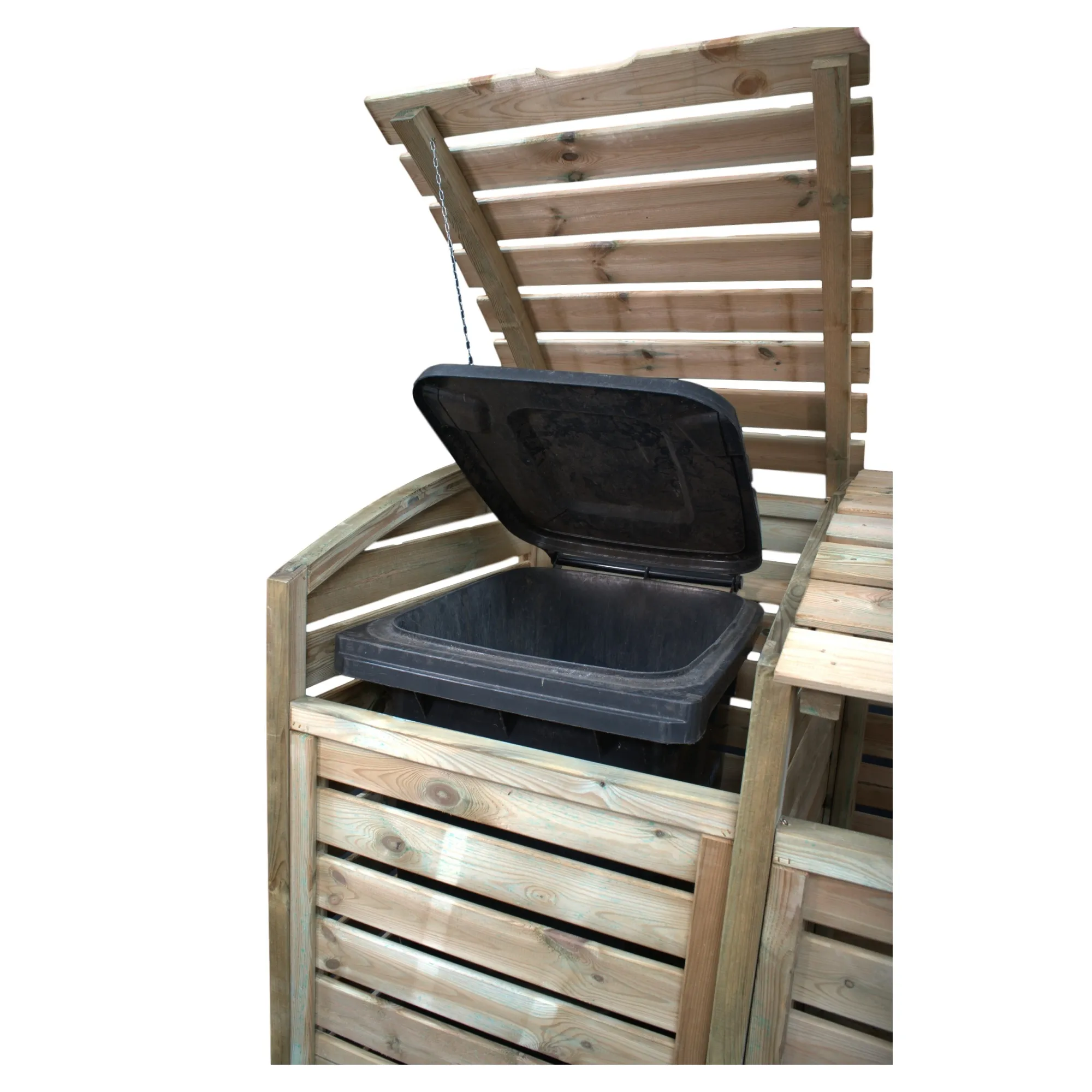 HENRI M&uuml;lltonnenabtrennung 4-fach