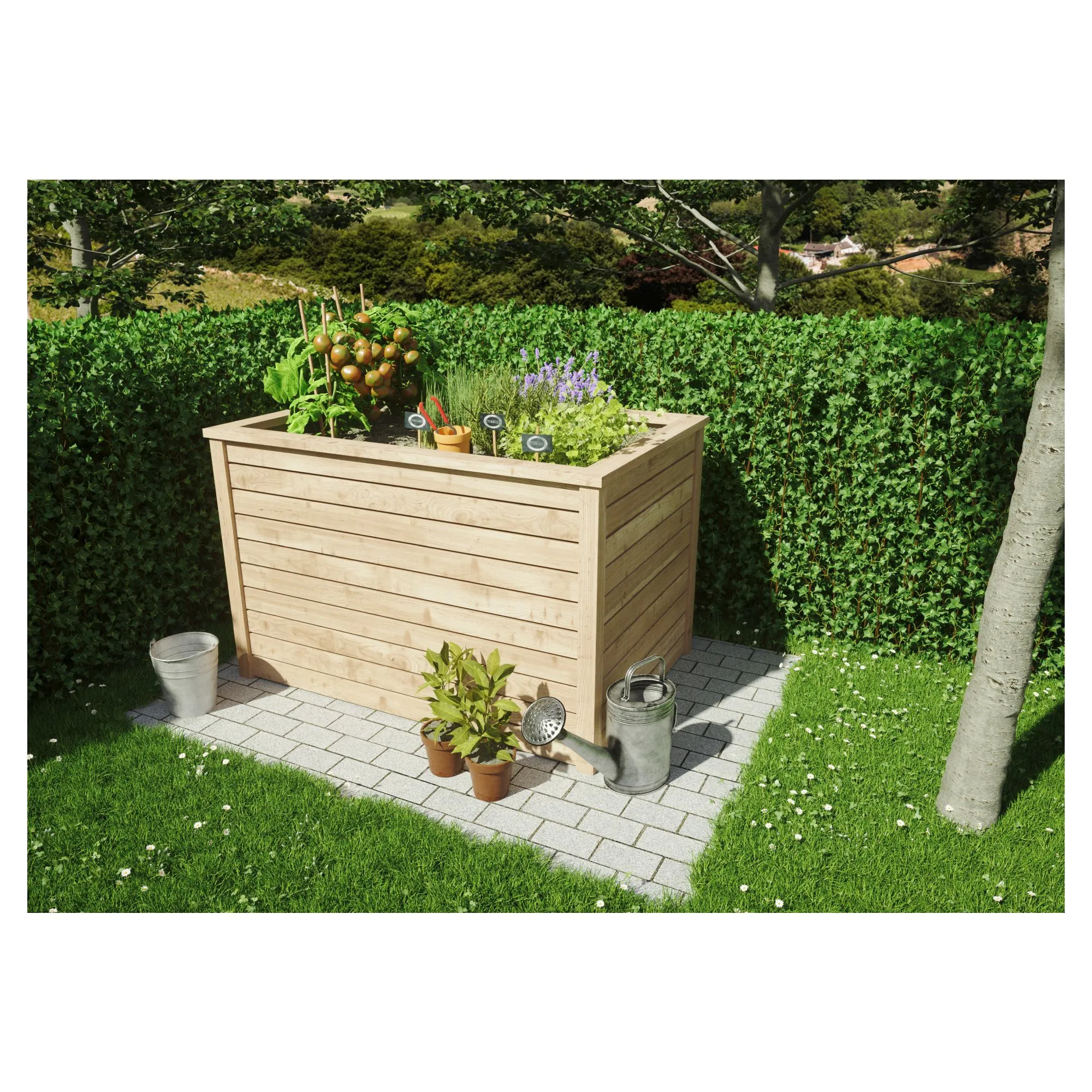 VEIJLE-Hochbeet L&Auml;RCHE