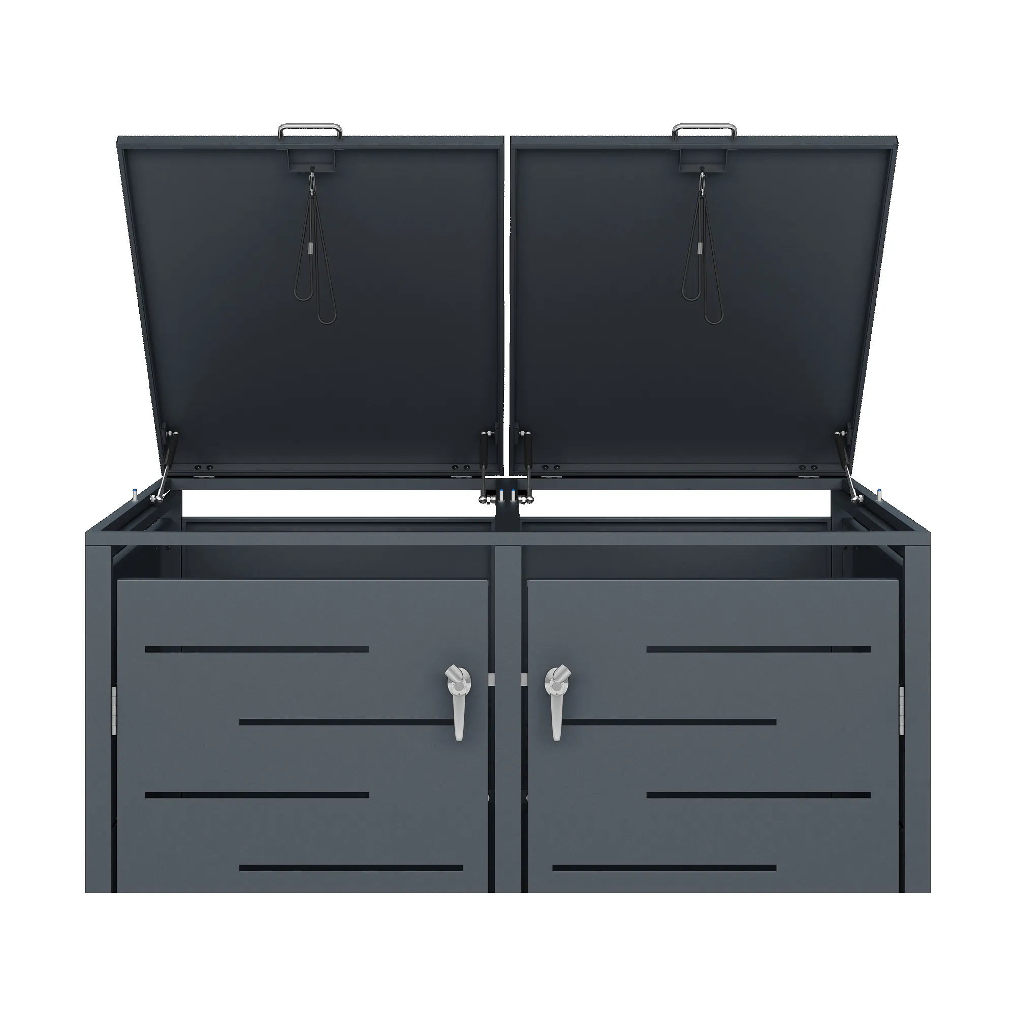 OSKAR M&uuml;lltonnenbox ANTHRAZIT