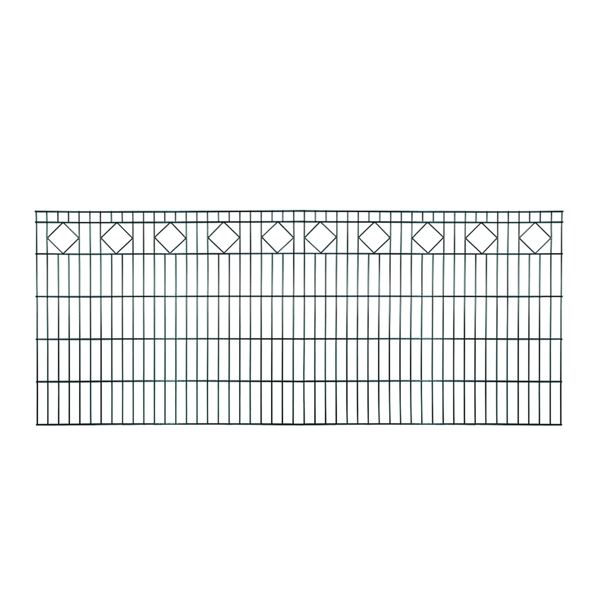 CARO Schmuckzaun RAL 7016 anthrazit