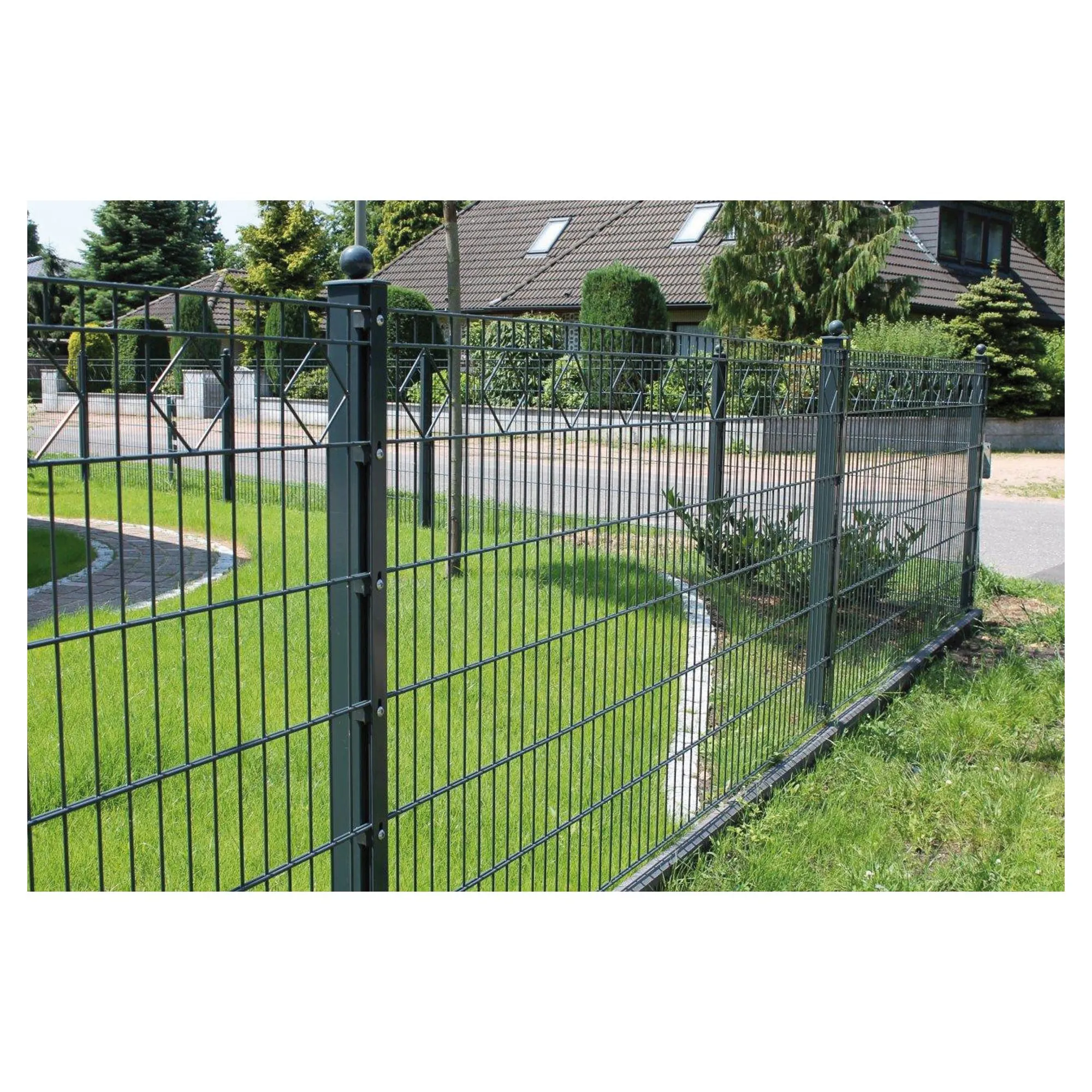 RONDO Schmuckzaun RAL 7016 anthrazit