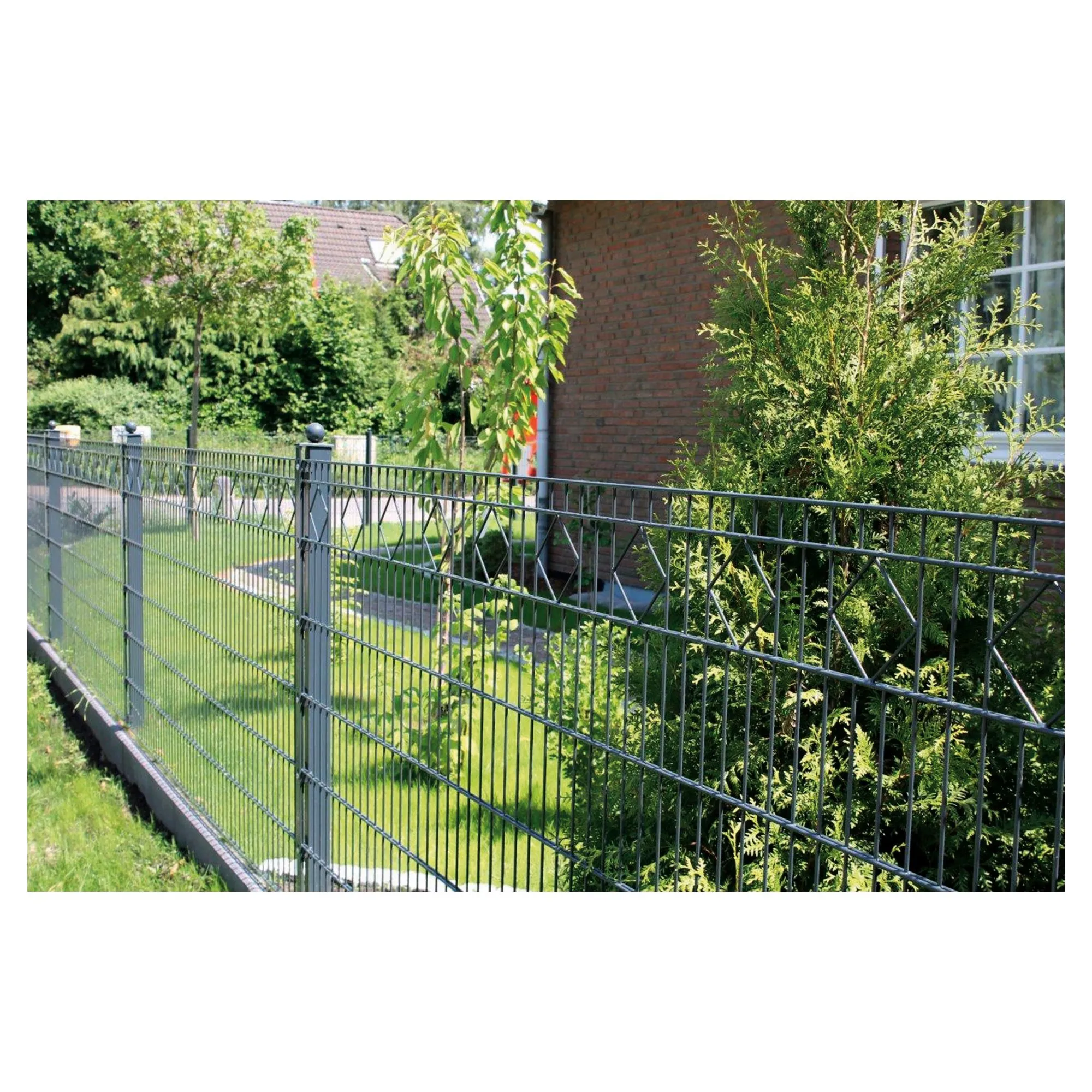 RONDO Schmuckzaun RAL 7016 anthrazit