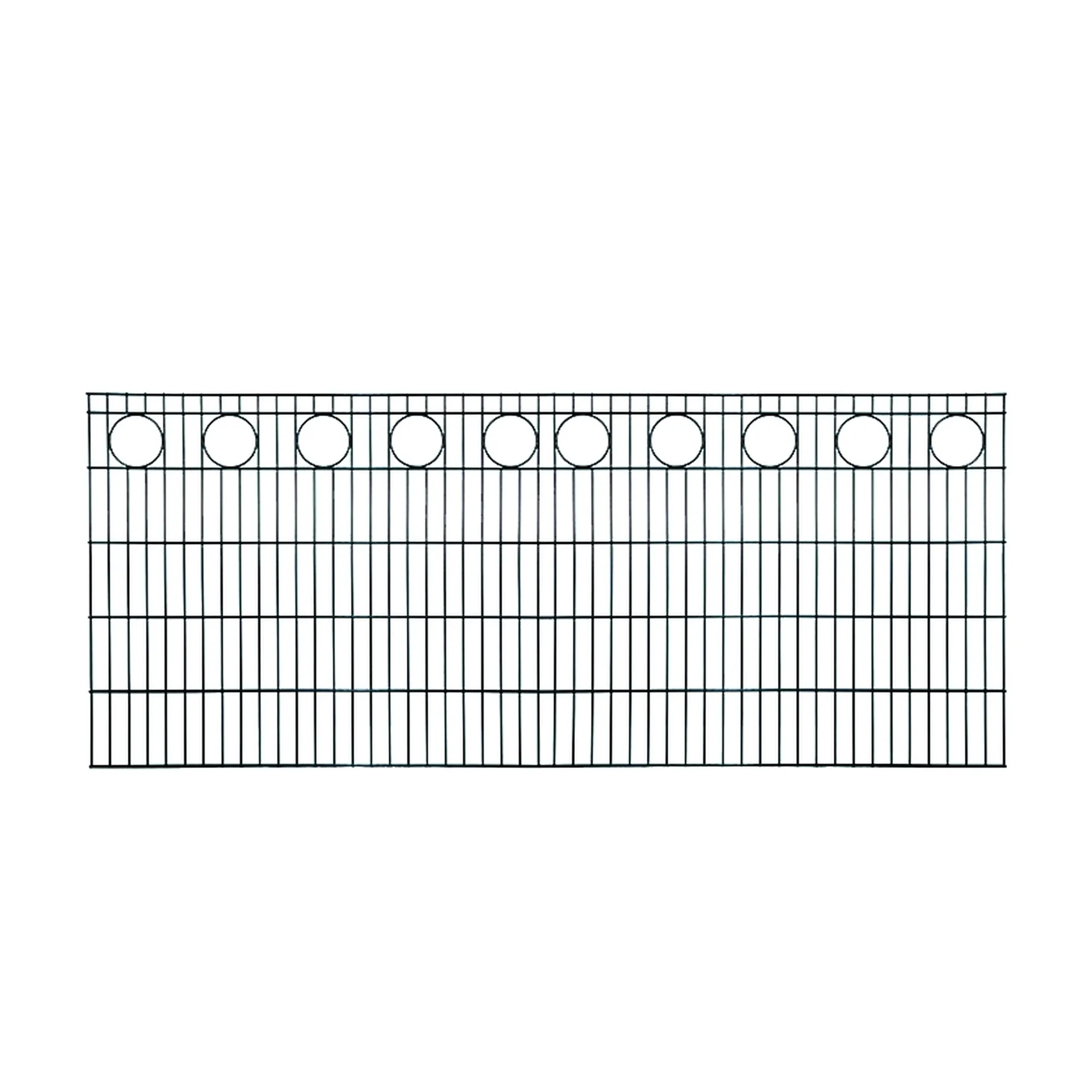 RONDO Schmuckzaun RAL 7016 anthrazit