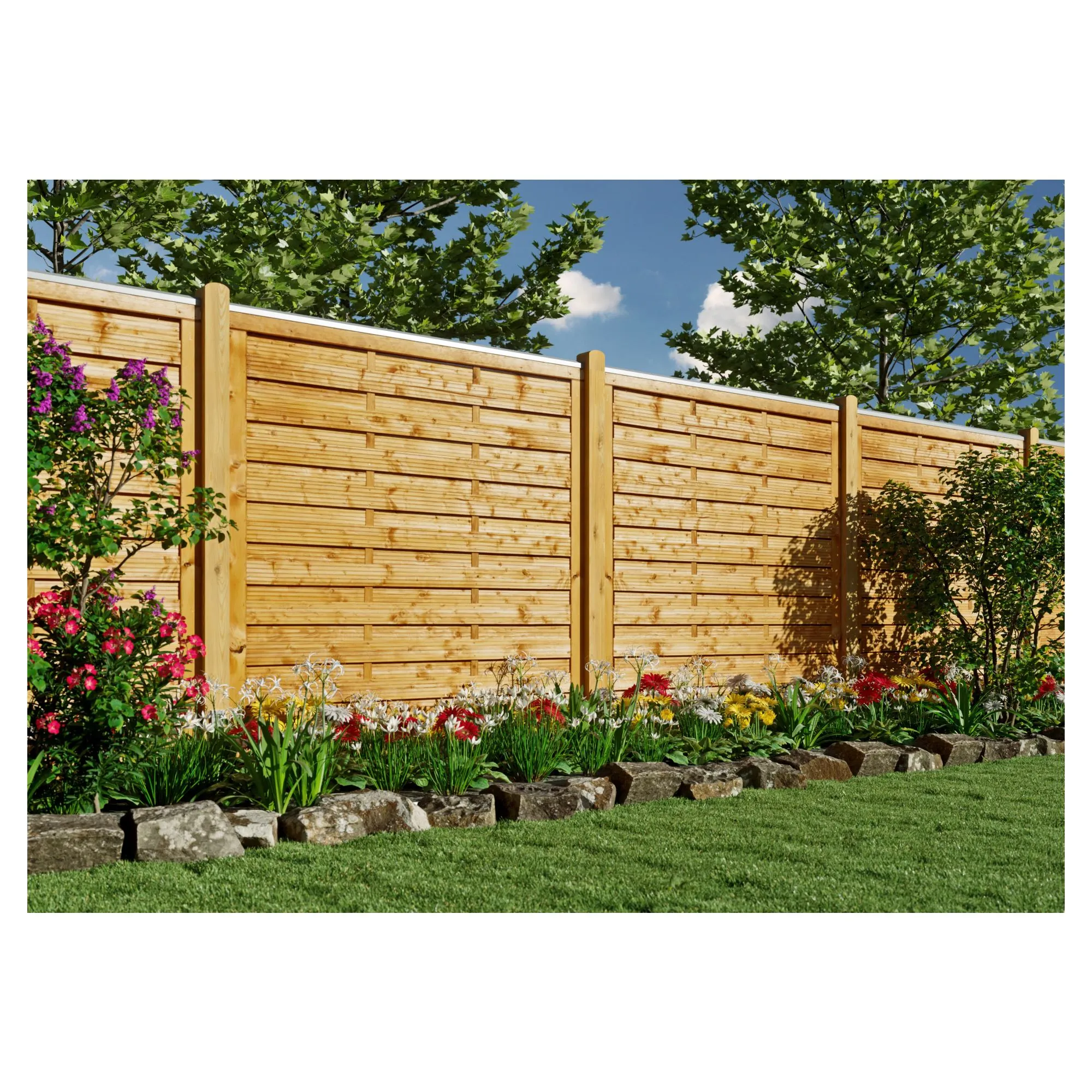 SUNLINE-Serie Dichtzaun stabil