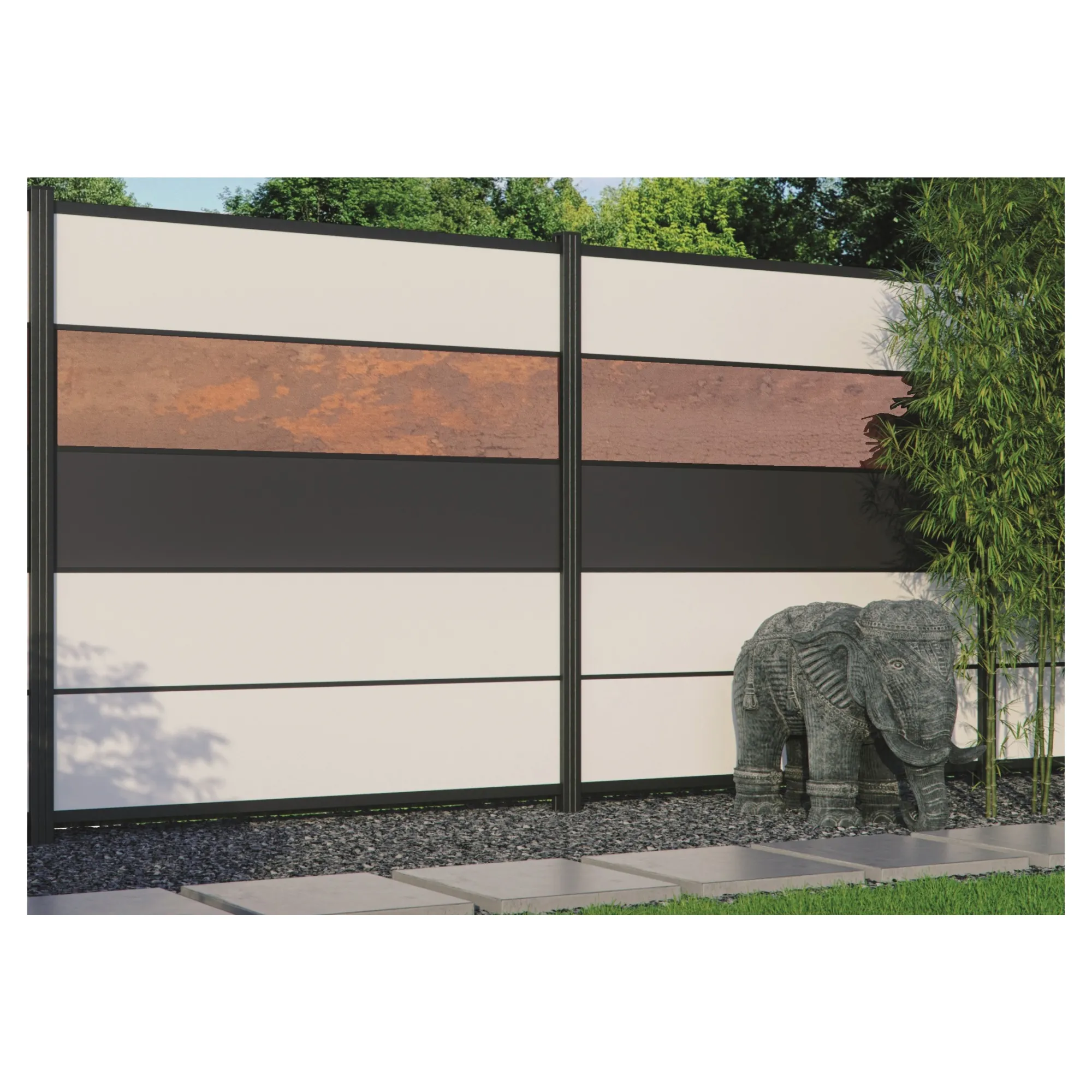 FAR&Ouml;-Serie HPL-Steckzaunsystem