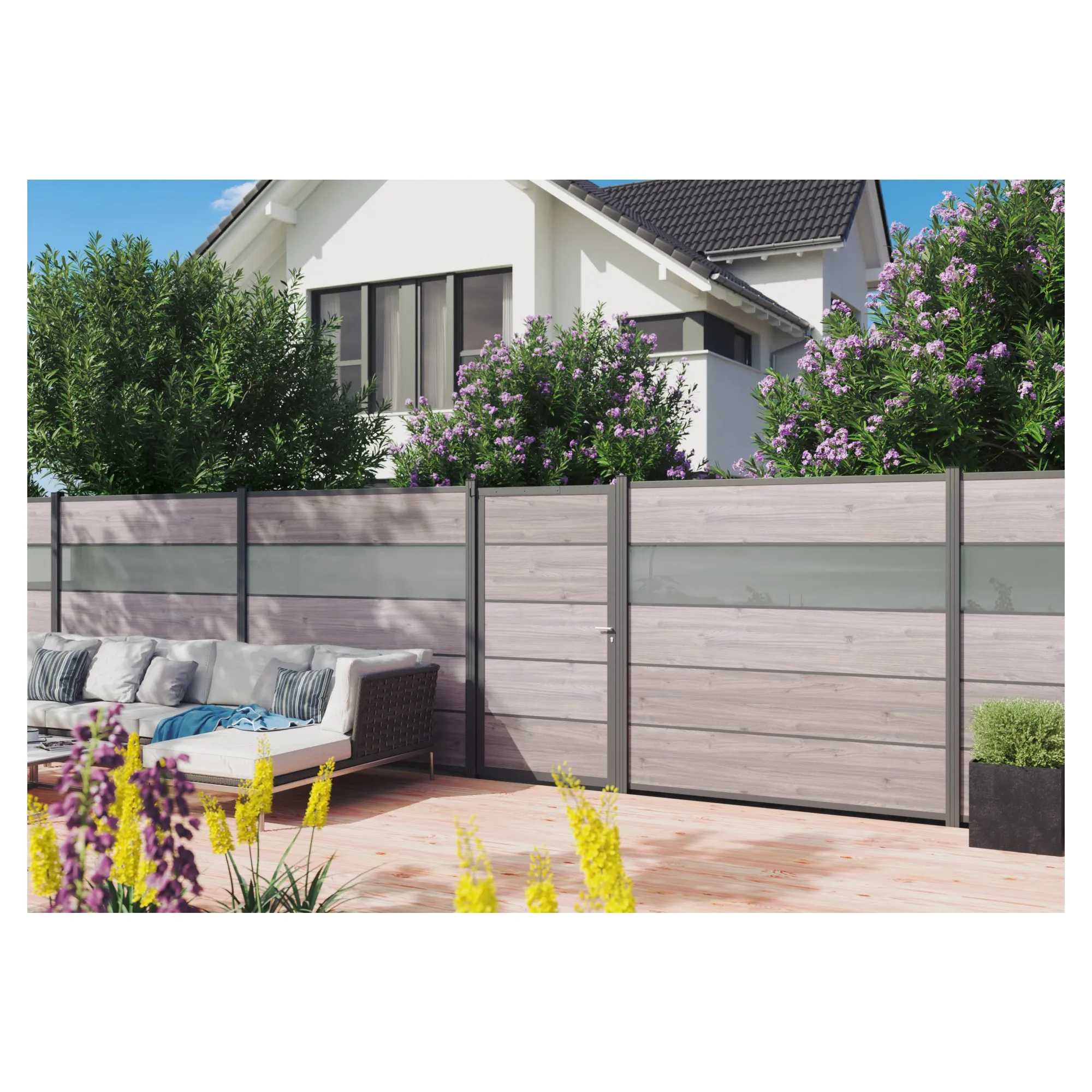 FAR&Ouml;-Serie HPL-Steckzaunsystem