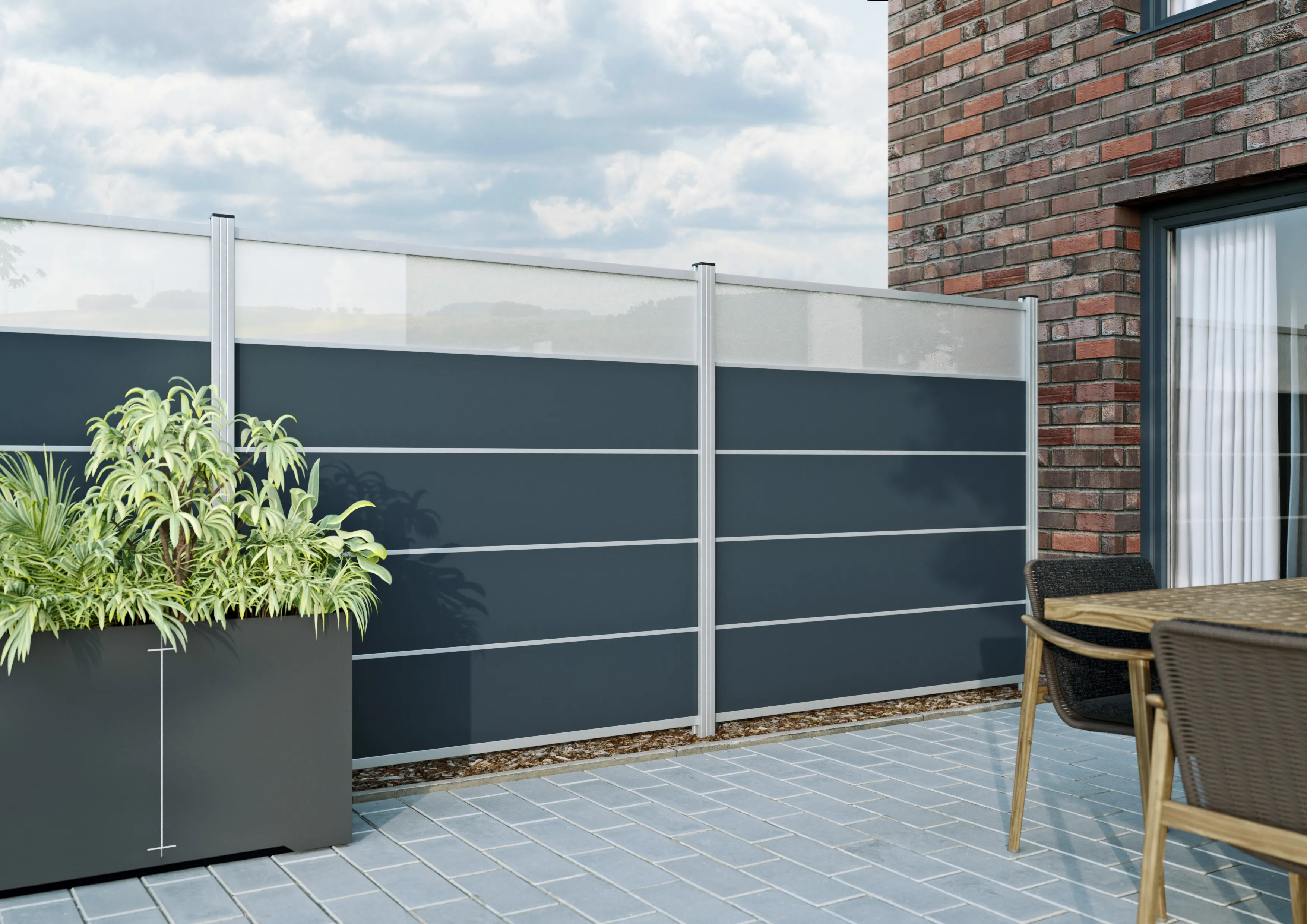 FAR&Ouml;-Serie HPL-Steckzaunsystem