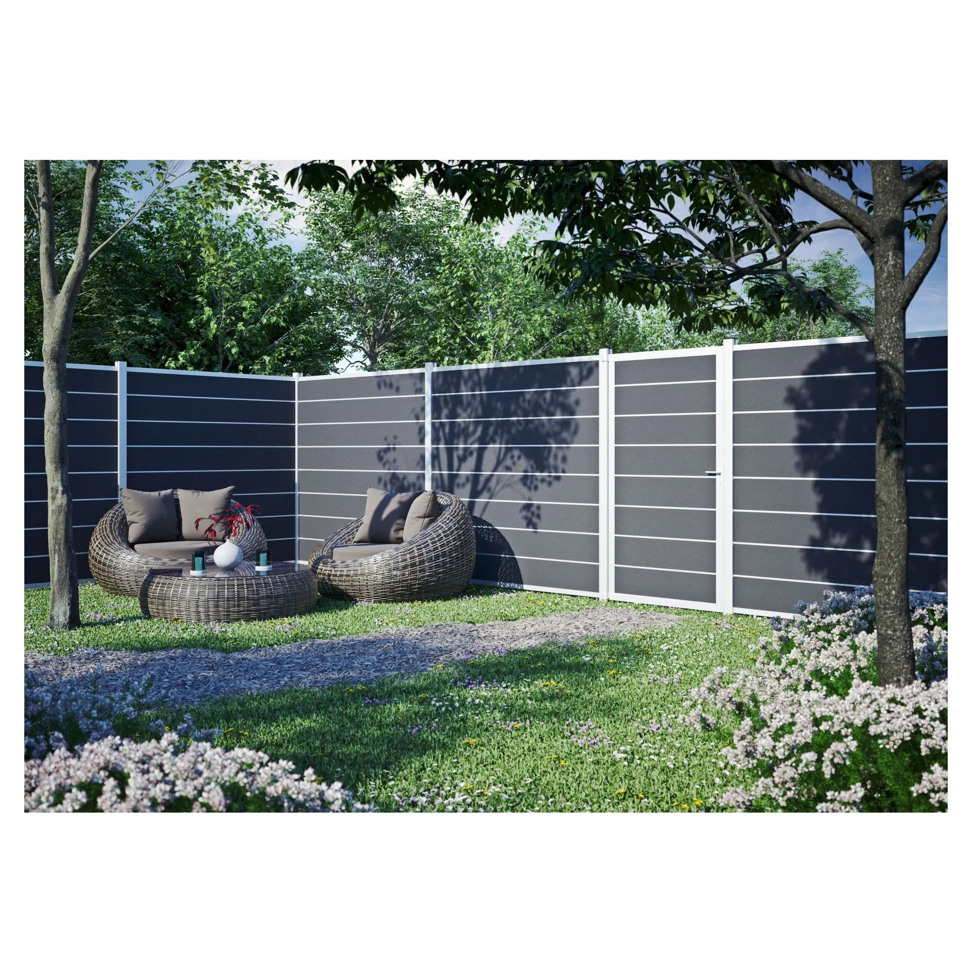 GOTLAND-Serie WPC-Steckzaunsystem