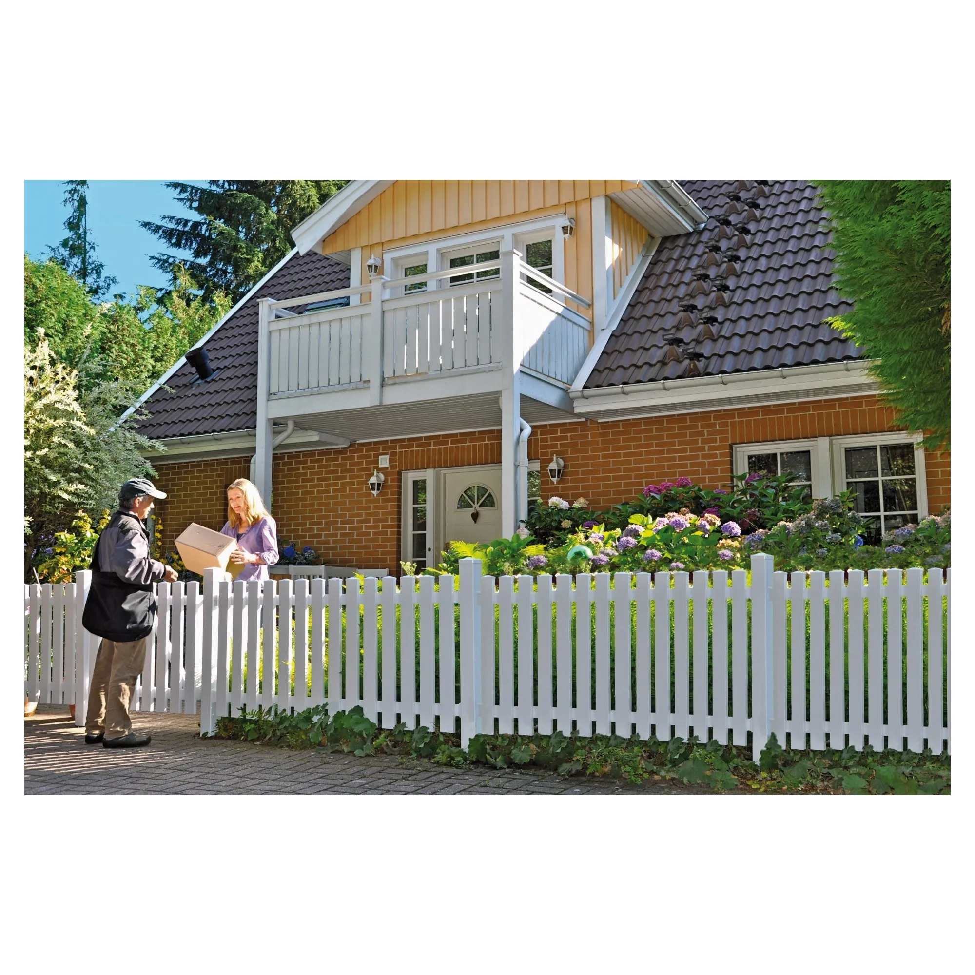 LIGHTLINE KS-Vorgartentor wei&szlig;