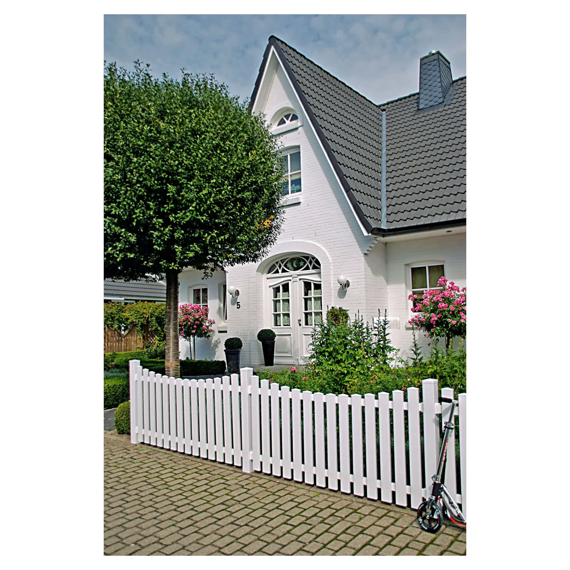 LIGHTLINE Vorgarten Tiefbogen, wei&szlig;