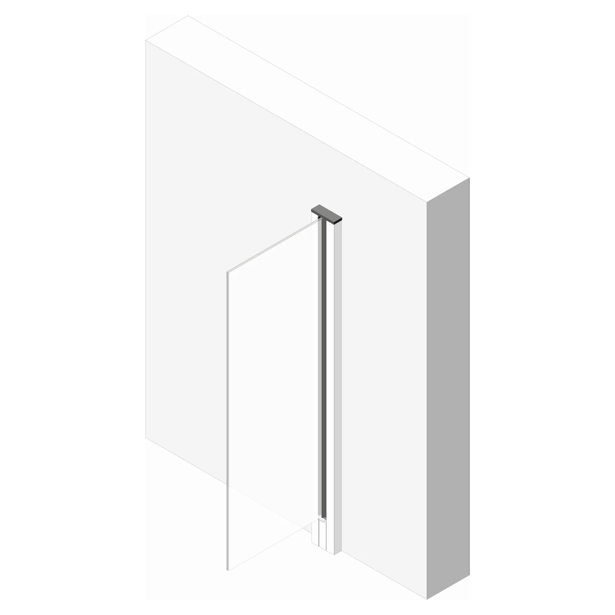 VETRO System-Wandprofil Alu